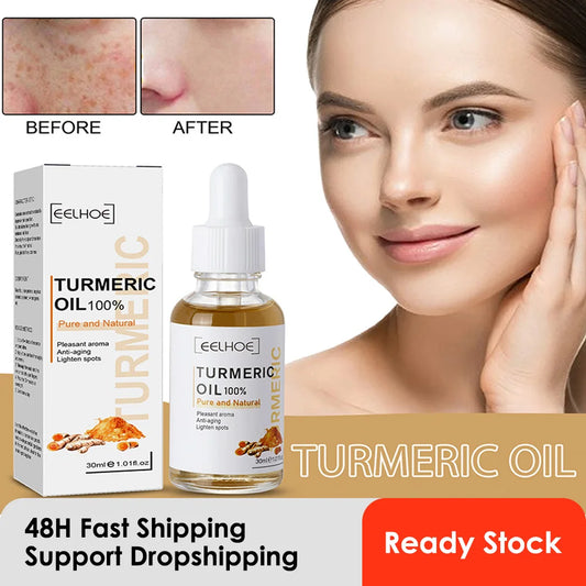 30ml Turmeric Oil Skin To Lightening Acne Dark Patches Acne Bright Skin Dark Spot Corrector Anti Aging Face...